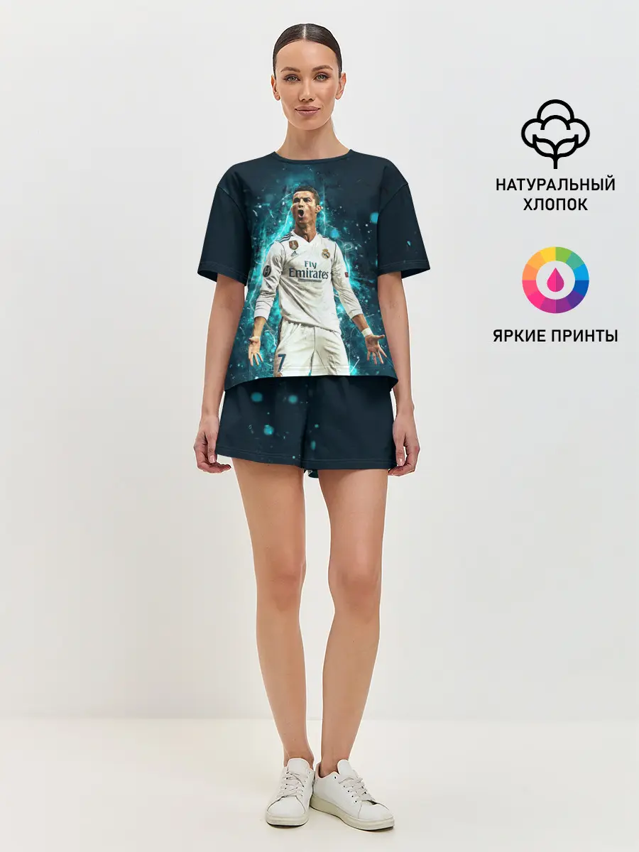 Женская пижама с шортами / Роналдо