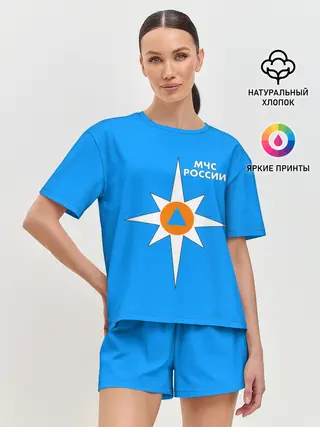 Женская пижама с шортами / МЧС России