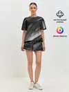 Женская пижама с шортами / GEOMETRY STRIPES GLITCH