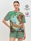 Женская пижама с шортами / Гибли