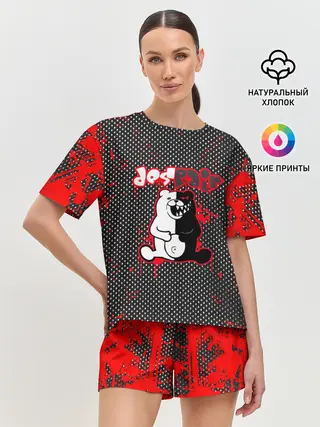 Женская пижама с шортами / МЕДВЕДЬ МОНОКУМА