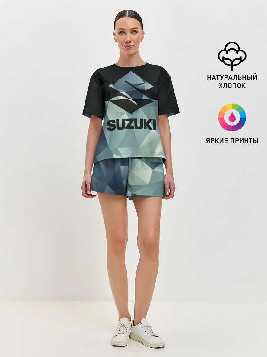 Женская пижама с шортами / SUZUKI