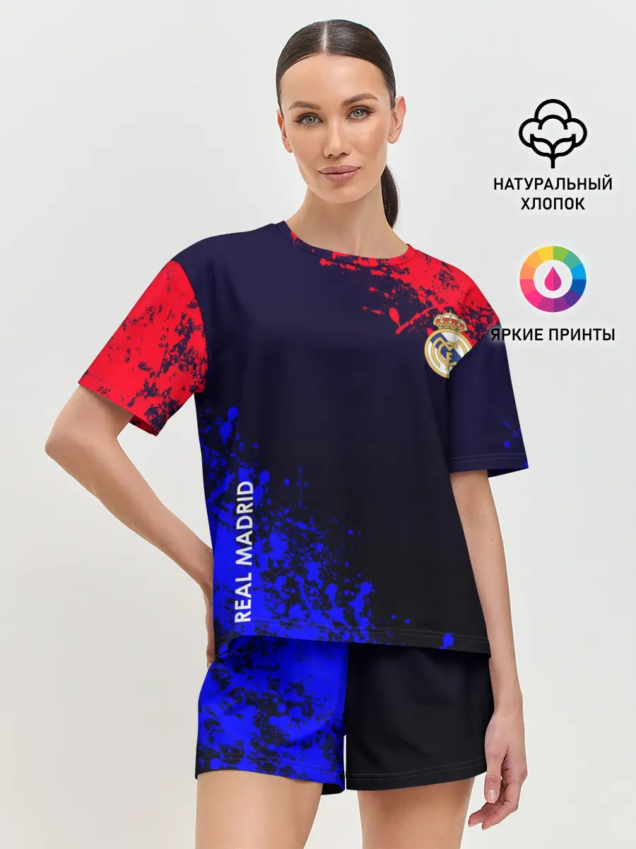 Женская пижама с шортами / Real Madrid