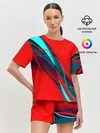 Женская пижама с шортами / GEOMETRY STRIPES