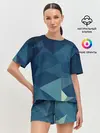 Женская пижама с шортами / DARK BLUE