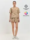 Женская пижама с шортами / Паркет
