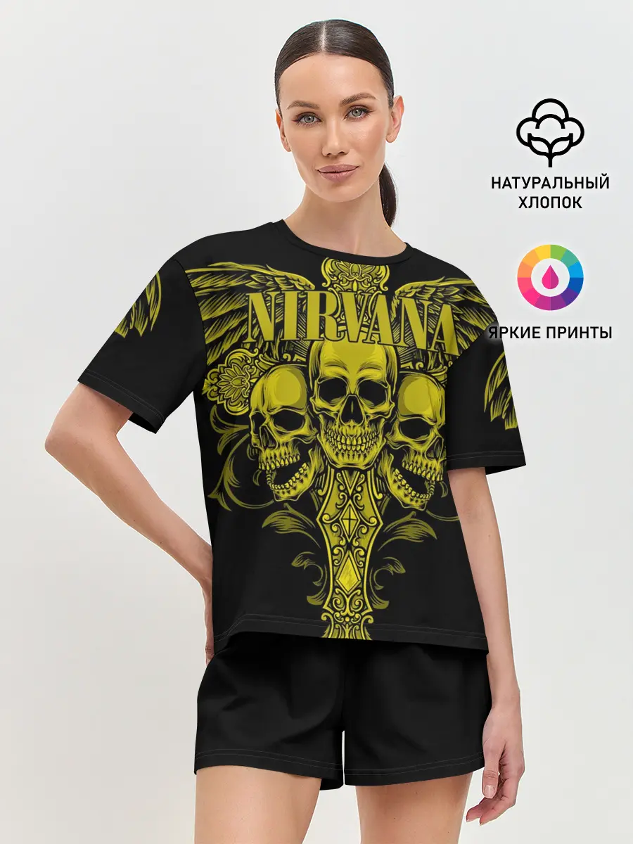 Женская пижама с шортами / Nirvana