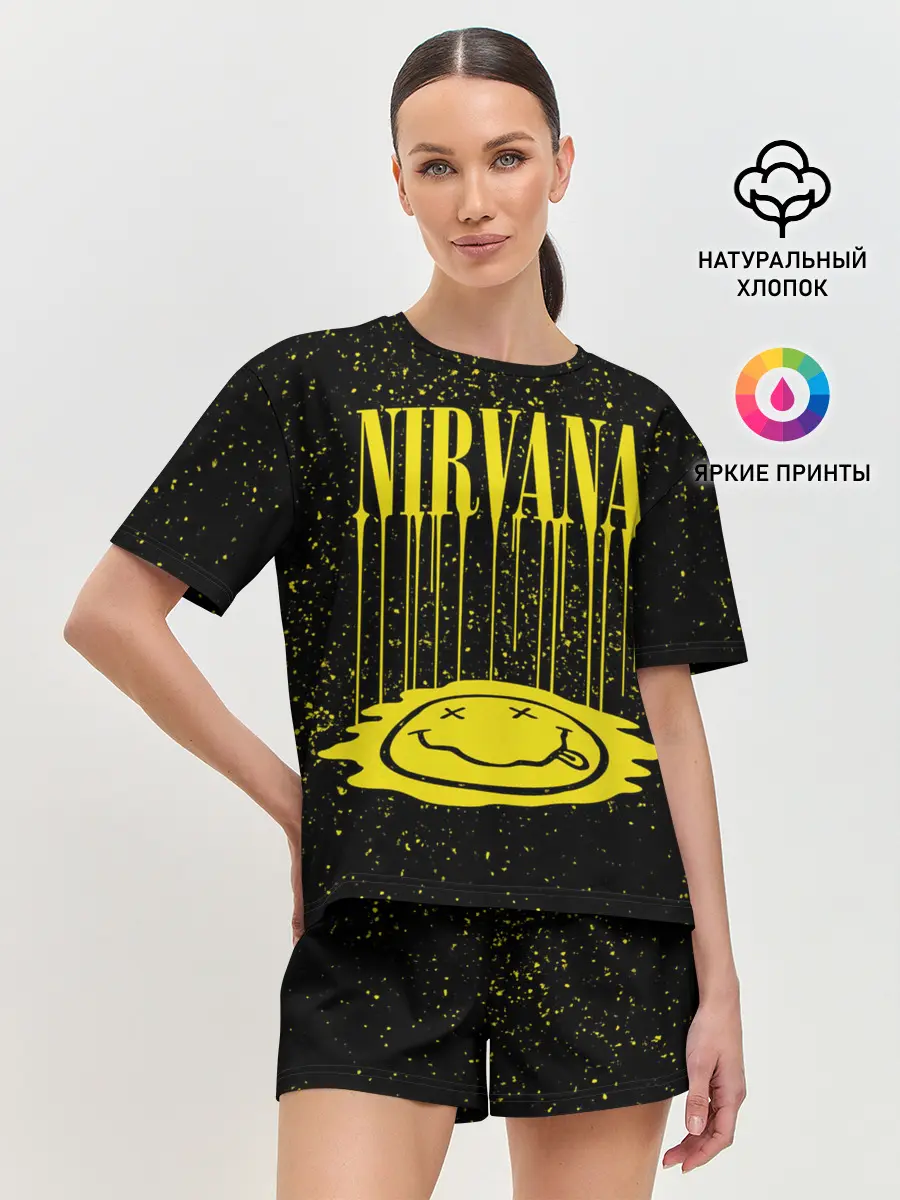 Женская пижама с шортами / Nirvana
