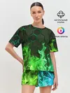 Женская пижама с шортами / Fire