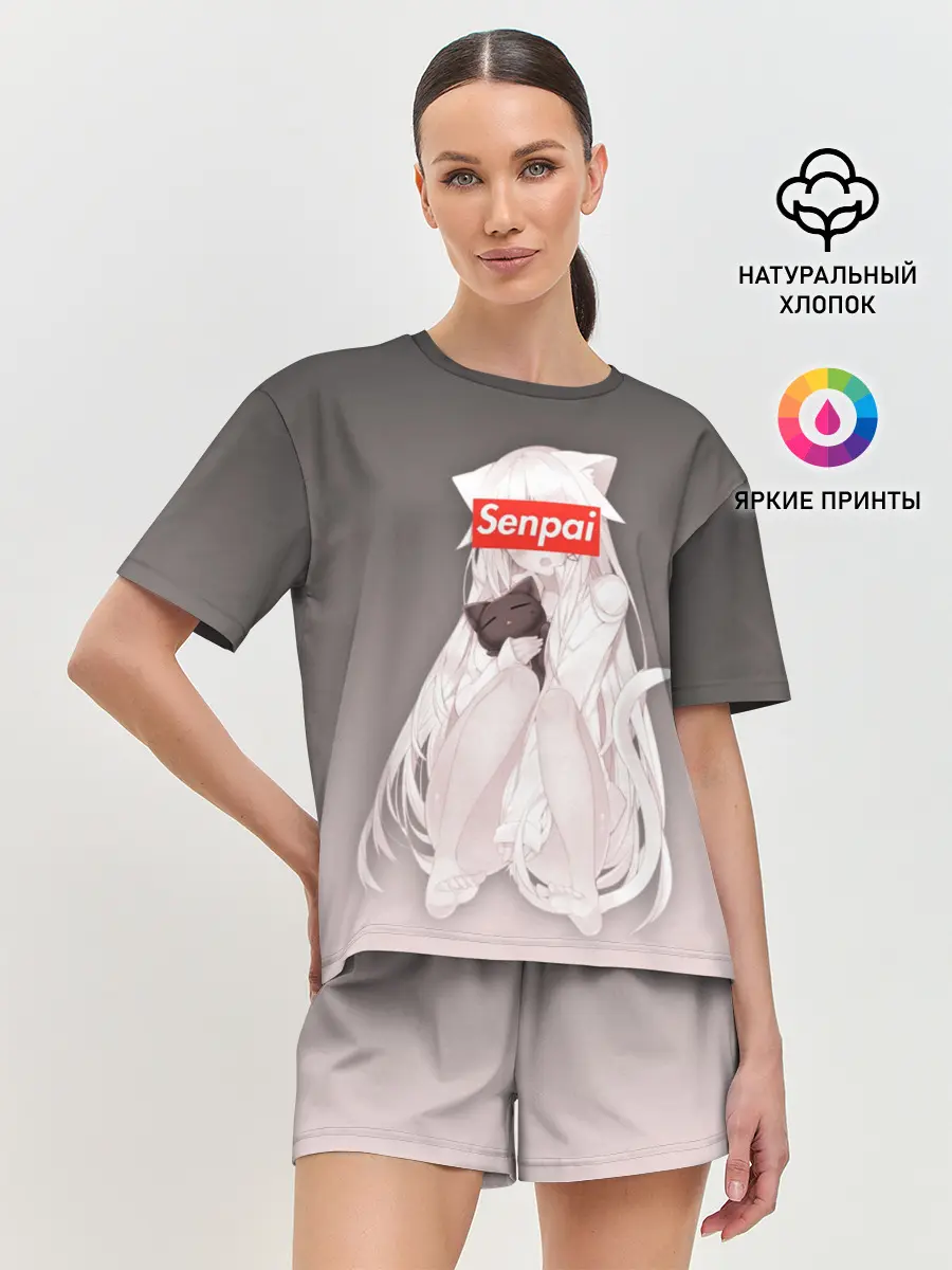 Женская пижама с шортами / Senpai