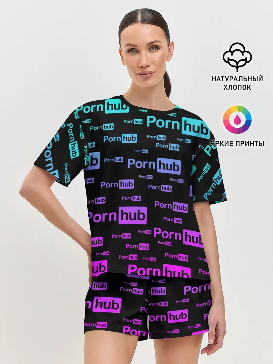 Женская пижама с шортами / PornHub