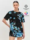 Женская пижама с шортами / НЕЗАБУДКИ