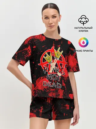 Женская пижама с шортами / Анархия