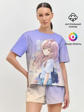 Женская пижама с шортами / Silent Voice
