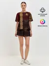 Женская пижама с шортами / Форма Казахстан