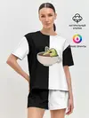 Женская пижама с шортами / авокадо