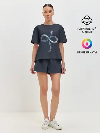 Женская пижама с шортами / Сотня