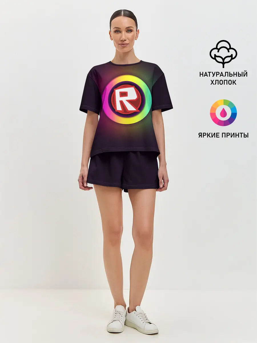 Женская пижама с шортами / ROBLOX