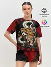 Женская пижама с шортами / Японский Тигр