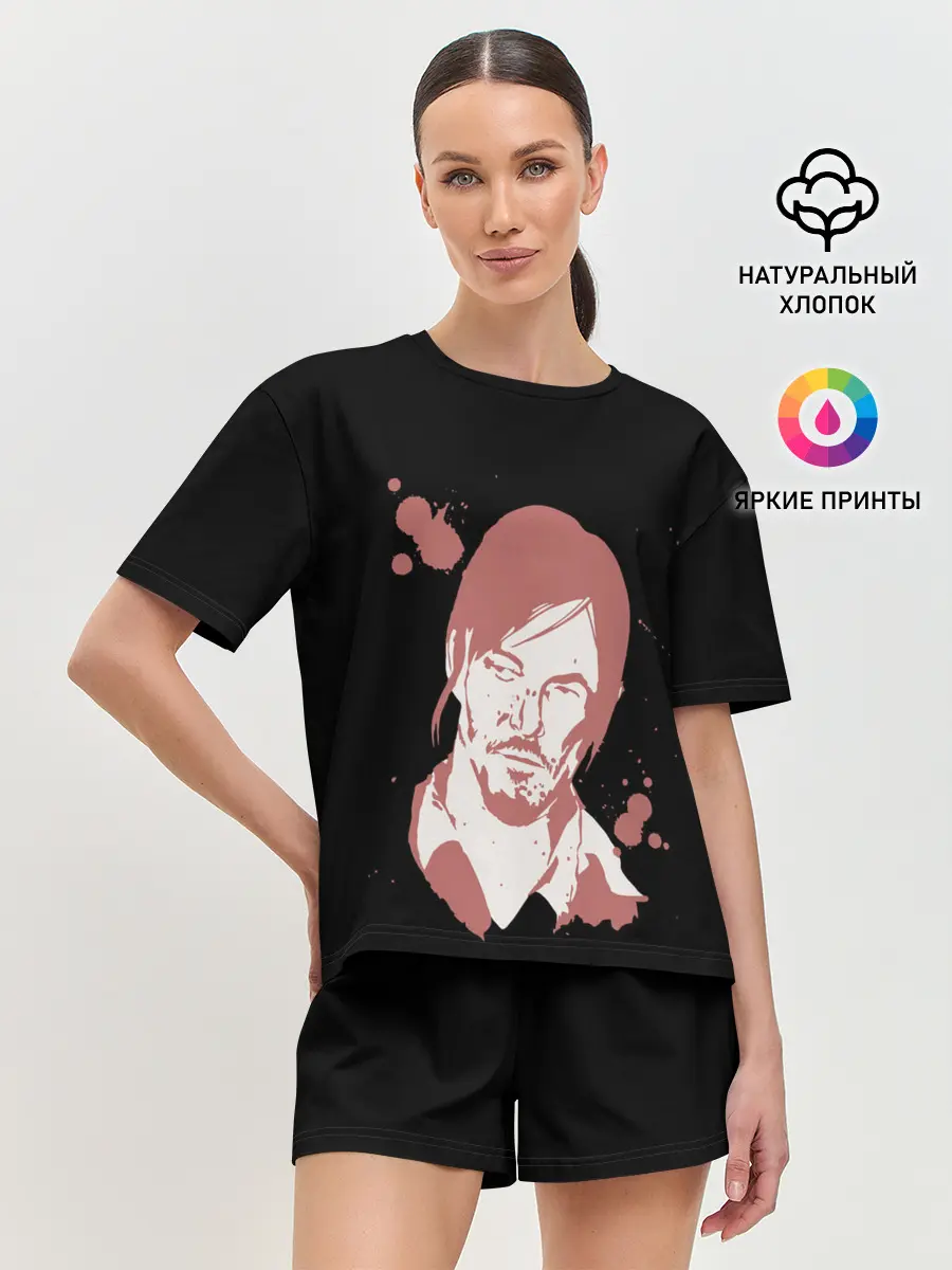 Женская пижама с шортами / Ходячие Мертвецы