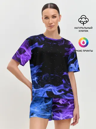 Женская пижама с шортами / ОГОНЬ