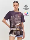 Женская пижама с шортами / Лес мой храм