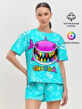 Женская пижама с шортами / 6IX9INE GOOBA