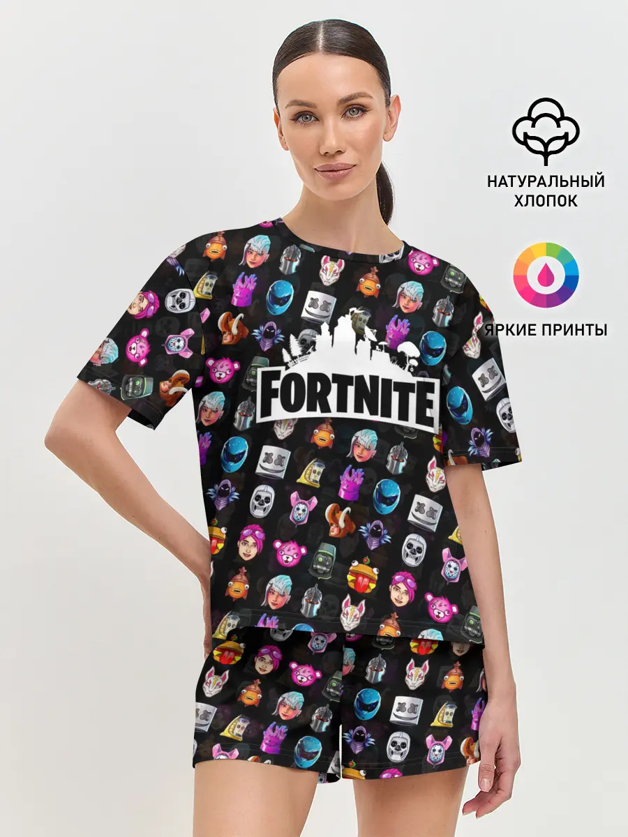 Женская пижама с шортами / FORTNITE