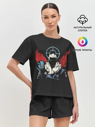 Женская пижама с шортами / Sova