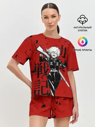 Женская пижама с шортами / Дьявол