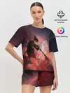 Женская пижама с шортами / Удар Тани