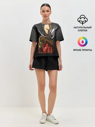 Женская пижама с шортами / ярость Сайтамы