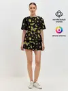 Женская пижама с шортами / Golden Butterfly pattern