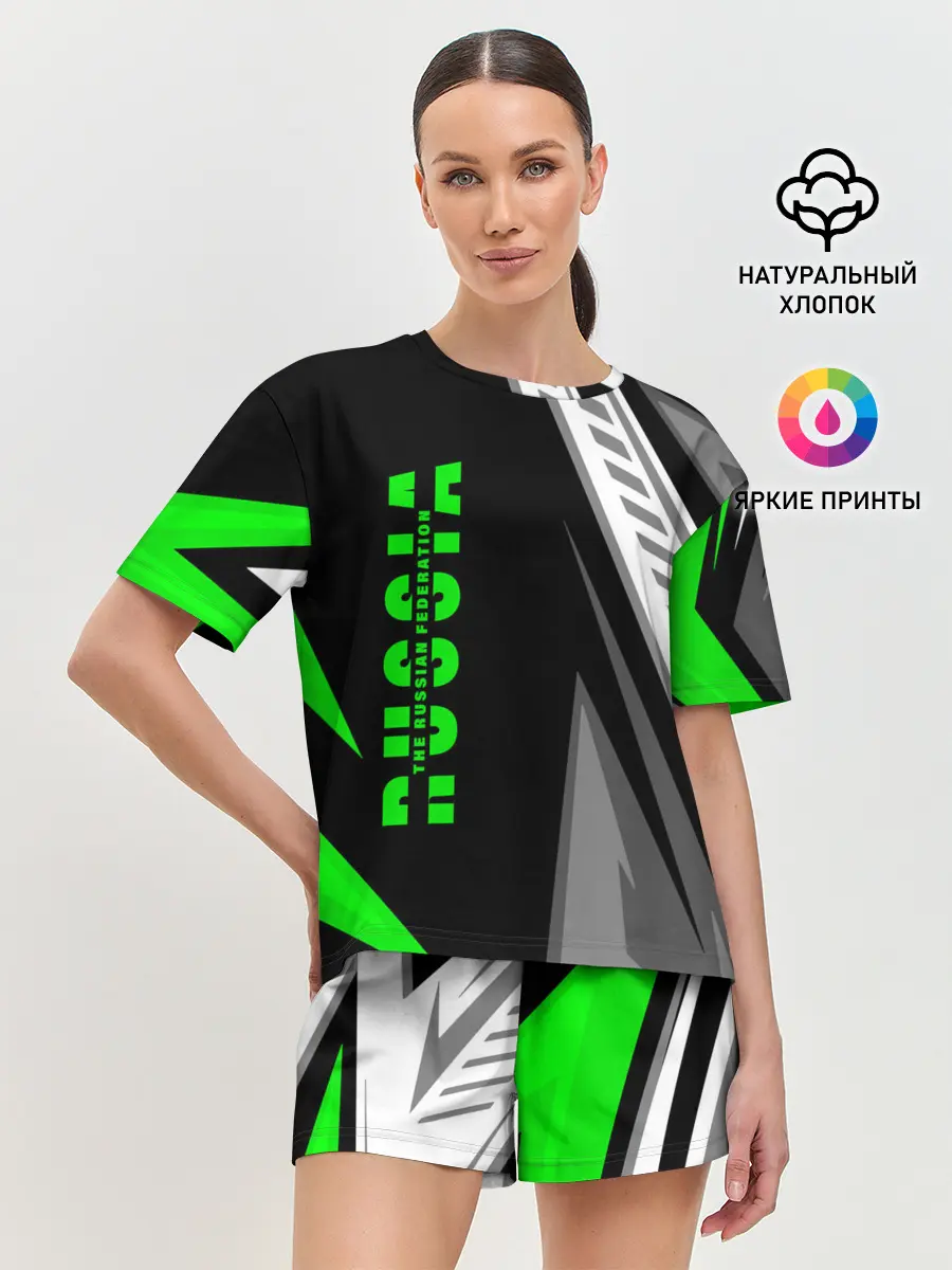 Женская пижама с шортами / Russia