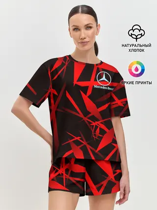 Женская пижама с шортами / Mercedes-Benz