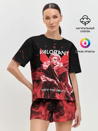 Женская пижама с шортами / VALORANT SOVA
