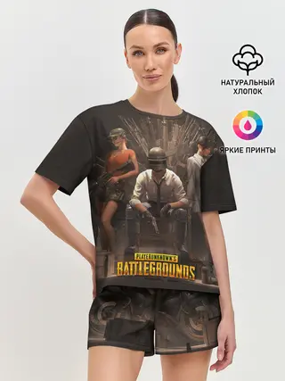 Женская пижама с шортами / Pubg