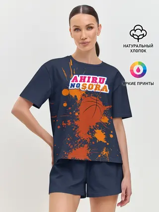 Женская пижама с шортами / Ahiru no Sora