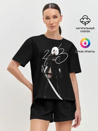 Женская пижама с шортами / 2B