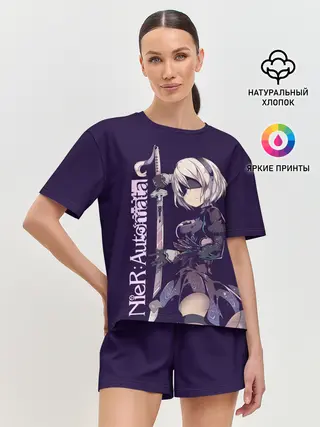 Женская пижама с шортами / Nier Automata