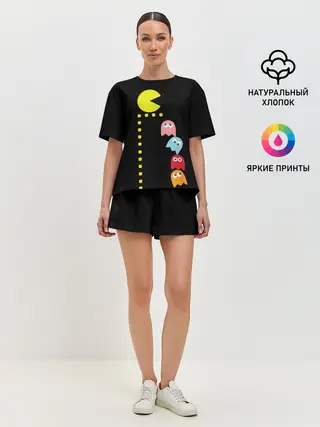Женская пижама с шортами / Pac-man