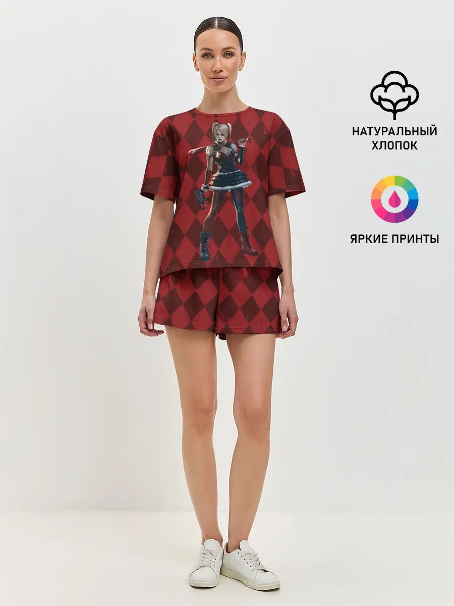 Женская пижама с шортами / Harley Quinn