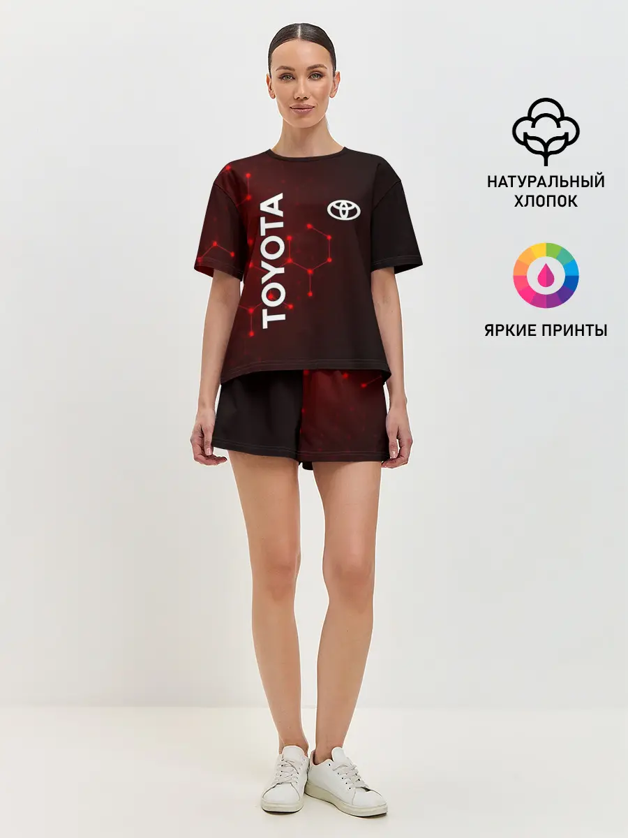 Женская пижама с шортами / TOYOTA