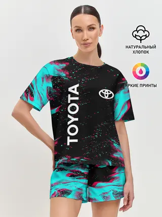 Женская пижама с шортами / TOYOTA