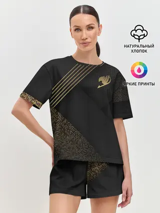 Женская пижама с шортами / Хвост Феи геометрия