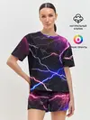Женская пижама с шортами / НЕОНОВЫЕ МОЛНИИ
