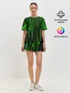 Женская пижама с шортами / Матрица код цифры программист