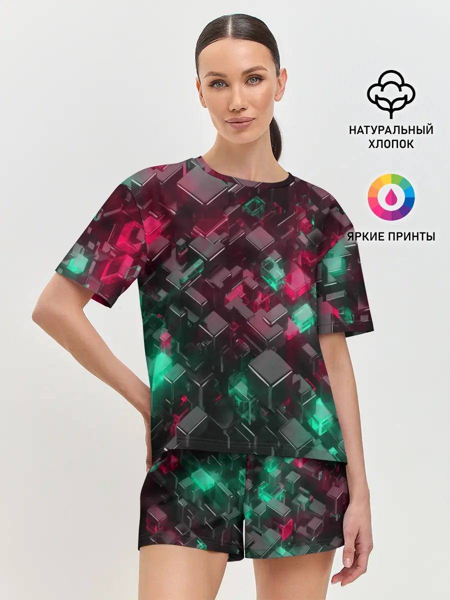 Женская пижама с шортами / ABSTRACTION