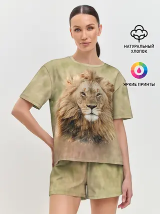 Женская пижама с шортами / Lion King