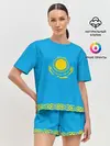 Женская пижама с шортами / Казахстан